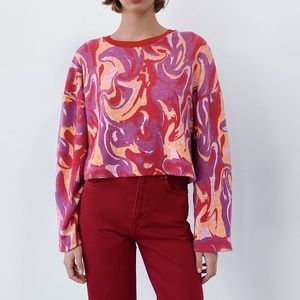 Zara Jacquard Sweater